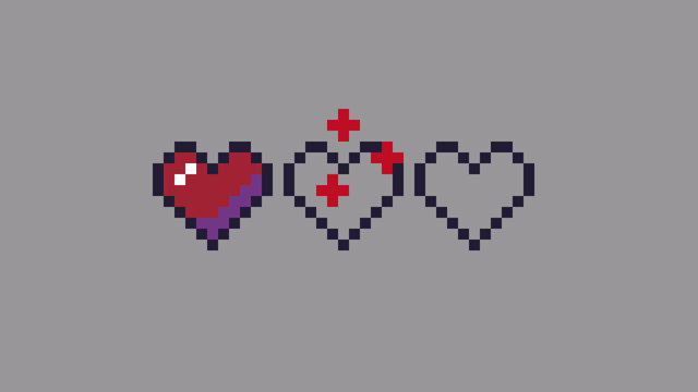 heart regen particles