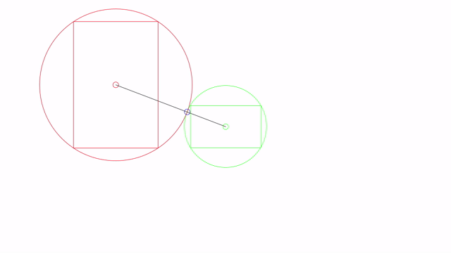 circle following mouse and orbiting another circle