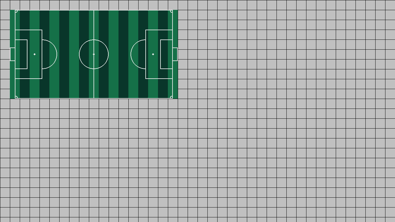 football pitch sprite snap to grid