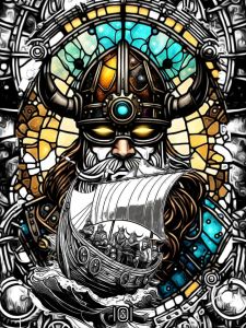 viking astro planes art