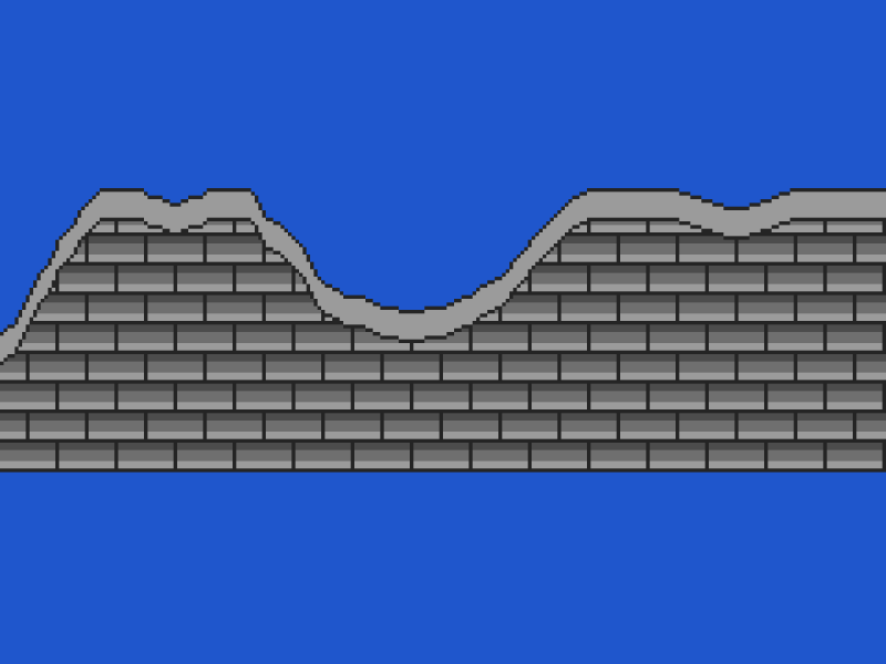 Aseprite Pixel Art Tutorial: How to Create a Ruined&nbsp;Wall