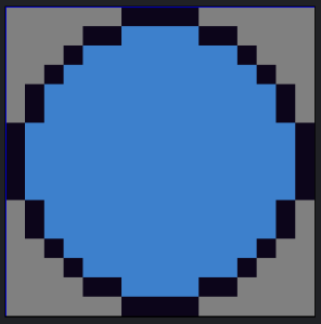 Circle with middle filled