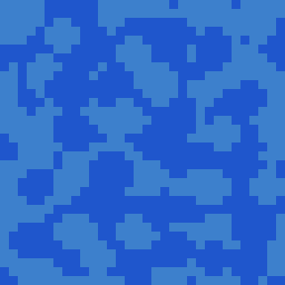 Background filled with circles of varying sizes in two different colours