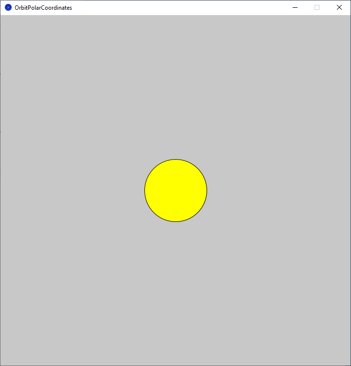 yellow sun circle
