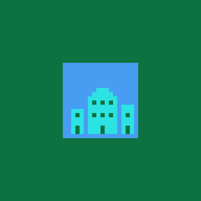 analogous small cityscape