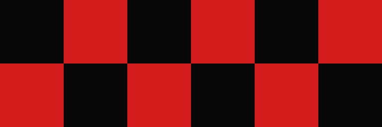 black and red checkerboard rectangle