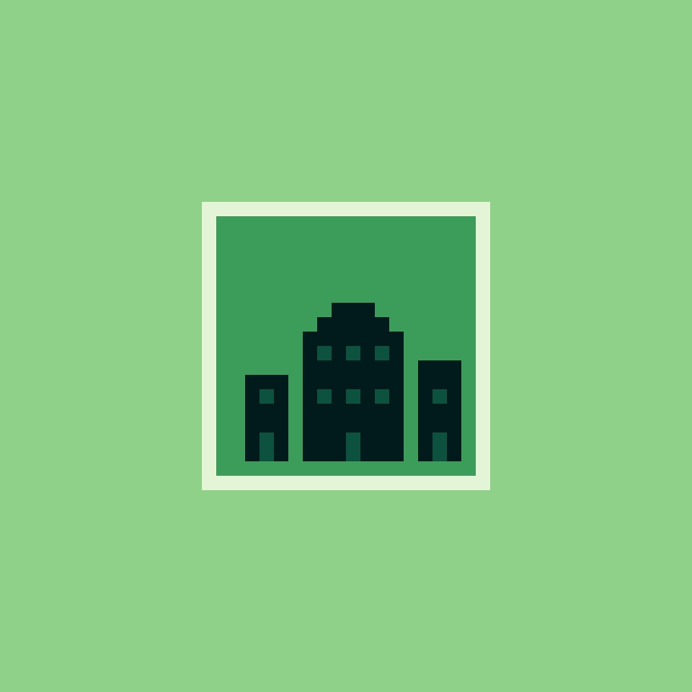 cityscape green - strong hue shift