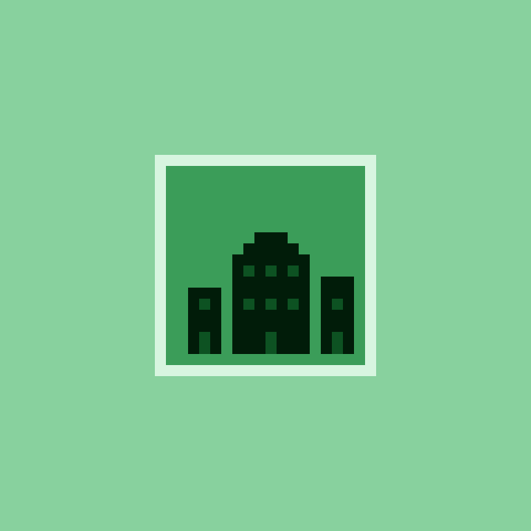 cityscape green - without hue shift