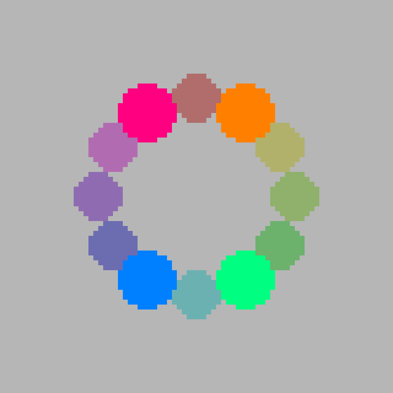 colour wheel - tetradic rectangle combination