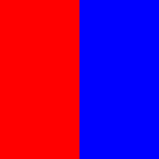 Red And Blue - No Dithering Pattern
