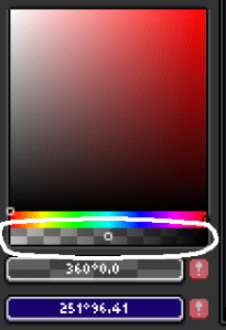 Colour Picker and Opacity Slider - white circle 01 300