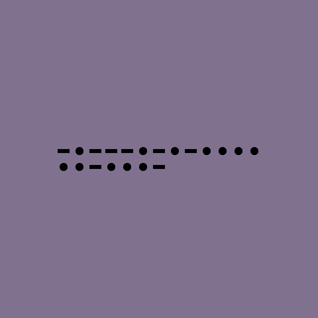 animal puzzle - morse code